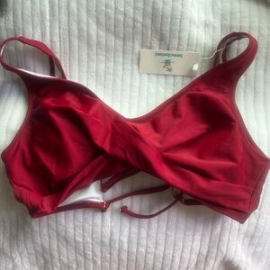 Deep Red Women's Bikini